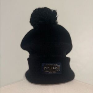 Pendleton Dark Blue Knit Beanie